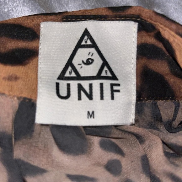 UNIF Leopard Cutout Blouse - Picture 4 of 4